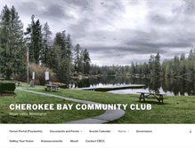 Tablet Screenshot of cherokeebaycc.com